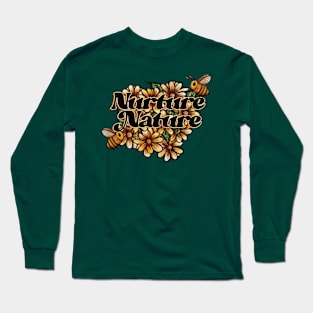 Bees Nurture Nature Long Sleeve T-Shirt